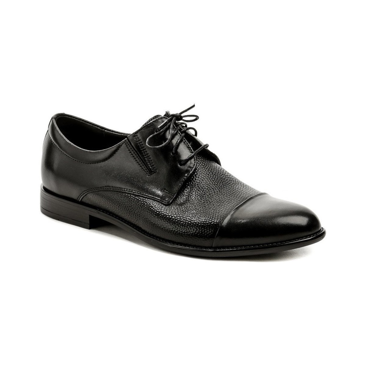 Boty Muži Šněrovací společenská obuv Tapi A-6872 černé pánská společenská obuv Černá