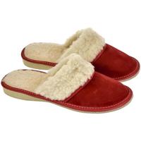 Boty Ženy Papuče John-C Dámske luxusné kožené papuče MIŠA Červená