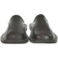 Boty Muži Papuče Just Mazzoni Luxusné pánske čierne kožené papuče ALBERT Černá
