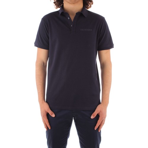 Textil Muži Polo s krátkými rukávy Trussardi 52T00488 1T003603 Modrá