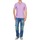 Textil Muži Košile s krátkými rukávy Ben Sherman BEMA00487S Růžová / Modrá