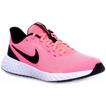 Nike Revolution 5 GS Černé, Bílé, Růžové