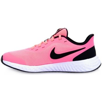Nike Revolution 5 GS Černé, Bílé, Růžové