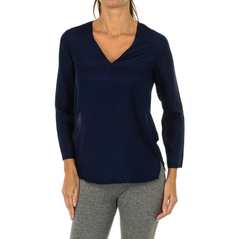 Textil Ženy Halenky / Blůzy Armani jeans 3Y5H53-5NZSZ-0543 Modrá