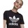 Textil Ženy Trička s krátkým rukávem adidas Originals Trefoil Tee Černé, Bílé
