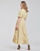 Textil Ženy Společenské šaty Betty London ONINA Žlutá / Bílá