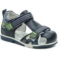 Boty Chlapecké Sandály Wojtylko 1S40421 modro zelené sandálky Modrá