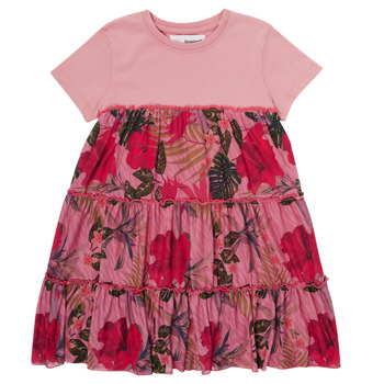 Textil Dívčí Krátké šaty Desigual ZAFIRO Růžová