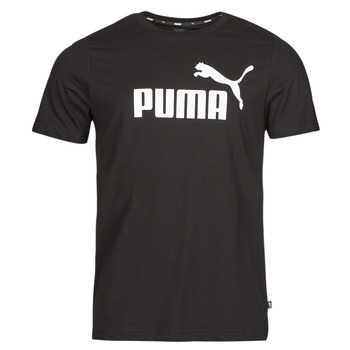 Textil Muži Trička s krátkým rukávem Puma ESS LOGO TEE Černá