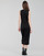 Textil Ženy Krátké šaty Karl Lagerfeld KITTED WRAP DRESS Černá