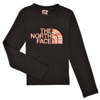 Textil Chlapecké Trička s dlouhými rukávy The North Face EASY TEE LS Černá