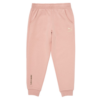 Textil Dívčí Teplákové kalhoty Puma T4C SWEATPANT Růžová