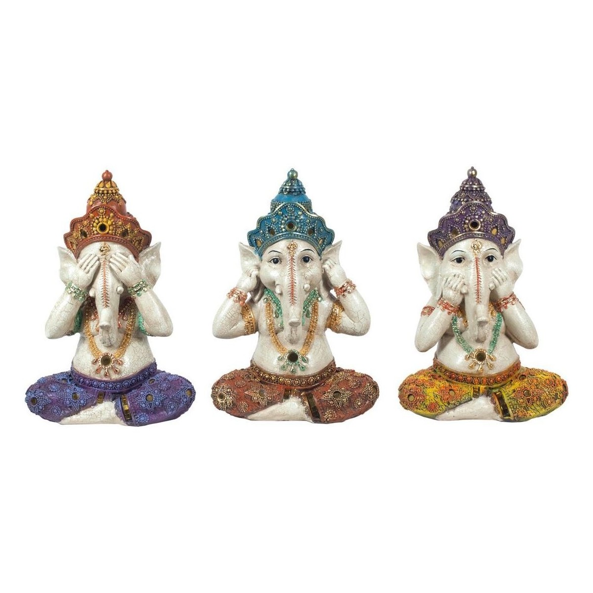 Bydlení Sošky a figurky Signes Grimalt Obrázek Ganesha 3 Jednotky           