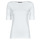 Textil Ženy Trička s krátkým rukávem Lauren Ralph Lauren JUDY-ELBOW SLEEVE-KNIT Bílá
