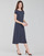 Textil Ženy Společenské šaty Lauren Ralph Lauren PIPPA-CAP SLEEVE-DAY DRESS Modrá
