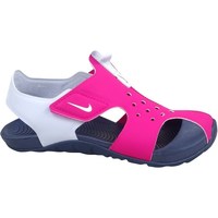 Boty Dívčí Sandály Nike Sunray Protect 2 Růžové, Bílé
