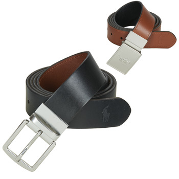 Textilní doplňky Muži Pásky Polo Ralph Lauren Reversible Belt Gift Set Černá / Hnědá