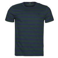 Textil Muži Trička s krátkým rukávem Polo Ralph Lauren POLINE Tmavě modrá / Zelená