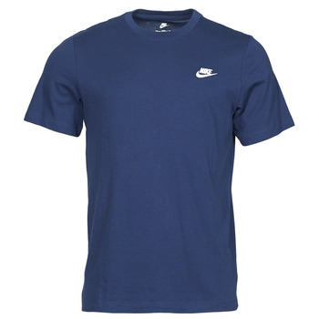 Textil Muži Trička s krátkým rukávem Nike NIKE SPORTSWEAR CLUB Modrá / Bílá