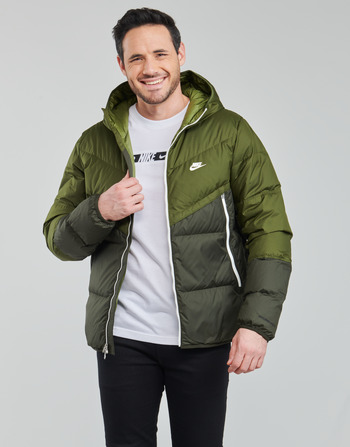 Textil Muži Prošívané bundy Nike M NSW SF WINDRUNNER HD JKT Zelená / Khaki