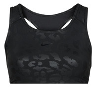 Textil Ženy Sportovní podprsenky Nike W NP DF SWSH LEPARD SHINE BRA Černá