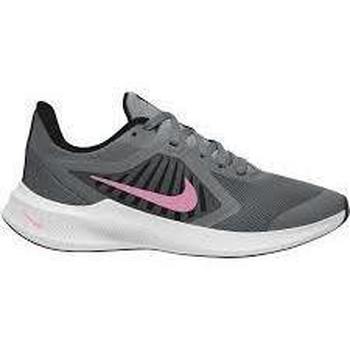 Boty Děti Běžecké / Krosové boty Nike Downshifter 10 GS Černé, Růžové, Šedé