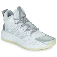 Boty Basketbal adidas Performance PRO BOOST MID Bílá / Stříbrná       