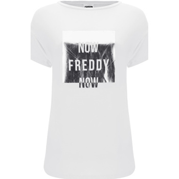 Textil Ženy Trička s krátkým rukávem Freddy S1WSDT3 Bílá