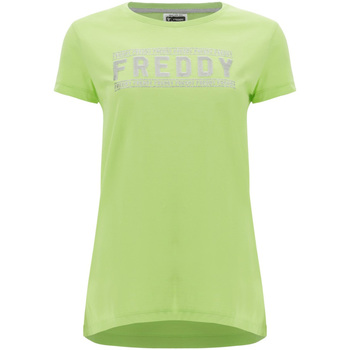 Textil Ženy Trička s krátkým rukávem Freddy S1WCLT2 Zelená
