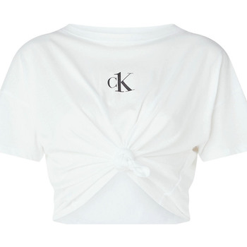 Textil Ženy Trička & Pola Calvin Klein Jeans KW0KW01366 Bílá