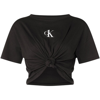 Textil Ženy Halenky / Blůzy Calvin Klein Jeans KW0KW01366 Černá
