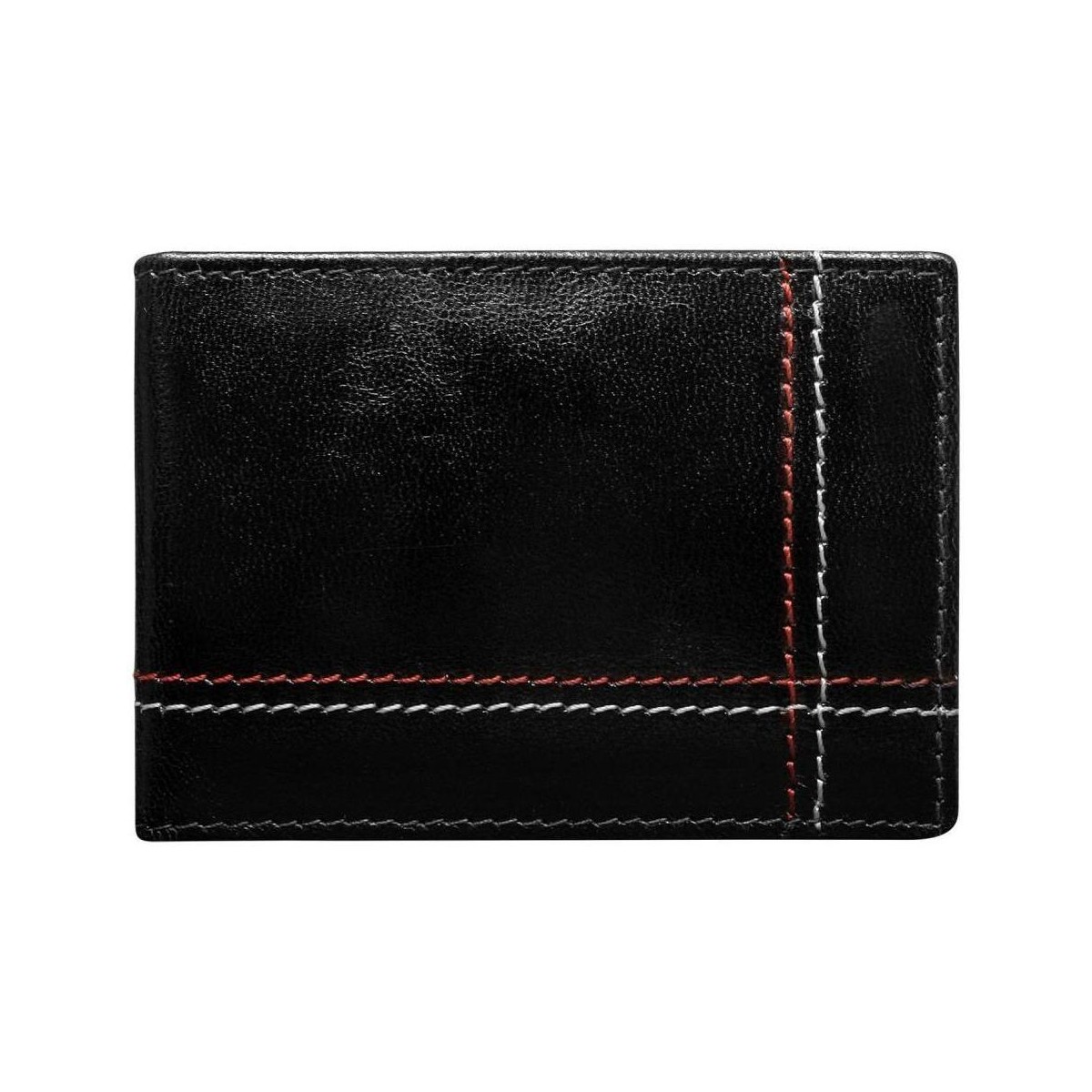 Taška Muži Náprsní tašky Wild Kožená černá menší pánská peněženka RFID v krabičce ALWAYS Černá