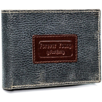 Taška Muži Náprsní tašky Forever Young Kožená šedá pánská peněženka v krabičce RFID Šedá
