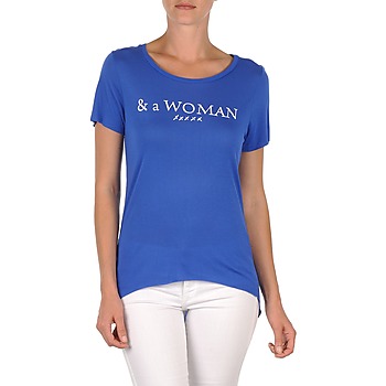 Textil Ženy Trička s krátkým rukávem School Rag TEMMY WOMAN Modrá