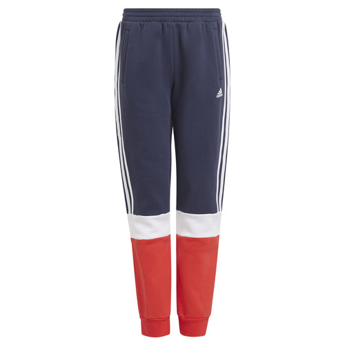 Textil Chlapecké Teplákové kalhoty adidas Performance ALMANA Tmavě modrá / Červená