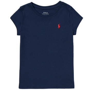 Textil Dívčí Trička s krátkým rukávem Polo Ralph Lauren DRETU Tmavě modrá