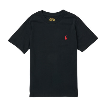 Textil Chlapecké Trička s krátkým rukávem Polo Ralph Lauren  Černá