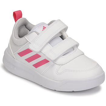 Boty Dívčí Nízké tenisky adidas Performance TENSAUR C Bílá / Růžová