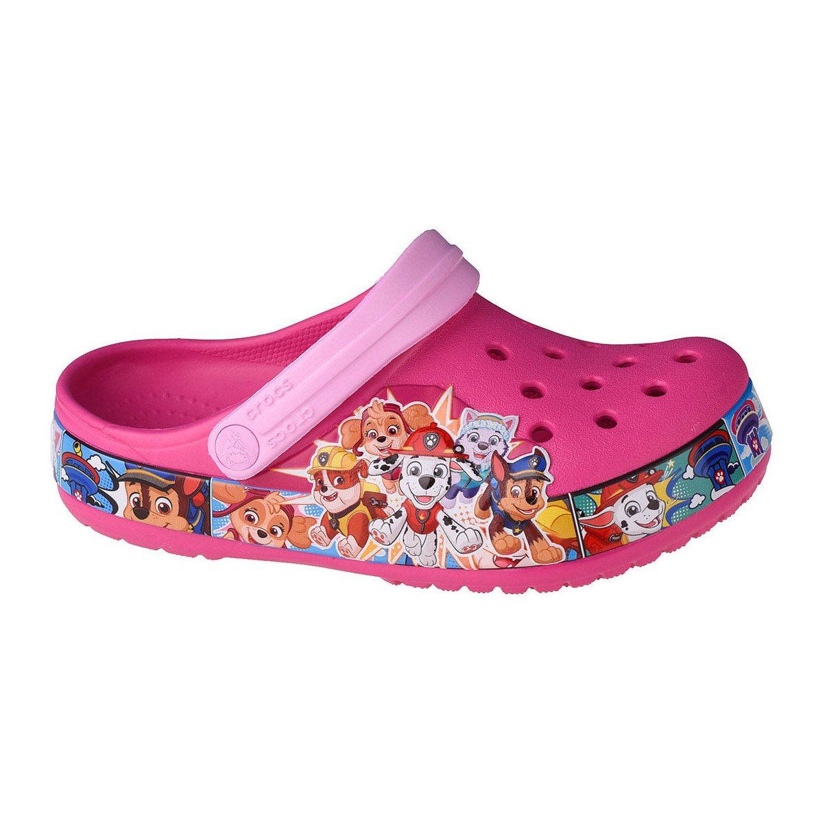 Boty Dívčí Papuče Crocs Fun Lab Paw Patrol Růžová