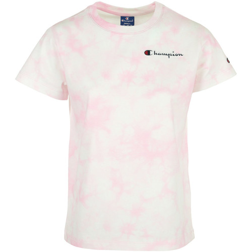 Textil Ženy Trička s krátkým rukávem Champion Crewneck T-Shirt Růžová