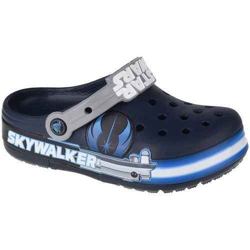 Boty Děti Šněrovací polobotky  & Šněrovací společenská obuv Crocs Fun Lab Luke Skywalker Lights K Clog Tmavě modrá