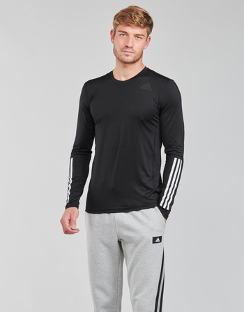 Textil Muži Trička s dlouhými rukávy adidas Performance TF LS FT 3S Černá