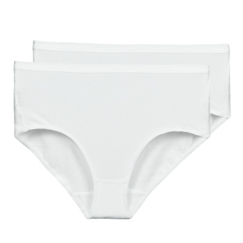Spodní prádlo Ženy Kalhotky PLAYTEX SLIP MIDI X2 Bílá