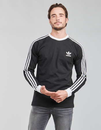 Textil Muži Trička s dlouhými rukávy adidas Originals 3-STRIPES LS T Černá