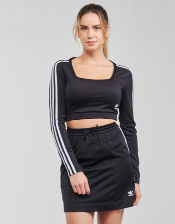 Textil Ženy Trička s dlouhými rukávy adidas Originals LONG SLEEVE Černá