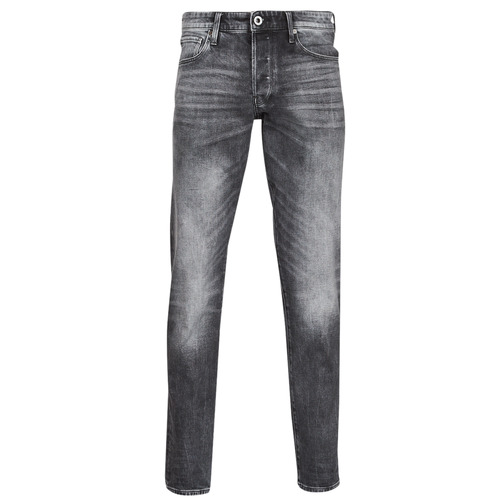 Textil Muži Jeans úzký střih G-Star Raw 3301 STRAIGHT TAPERED Šedá