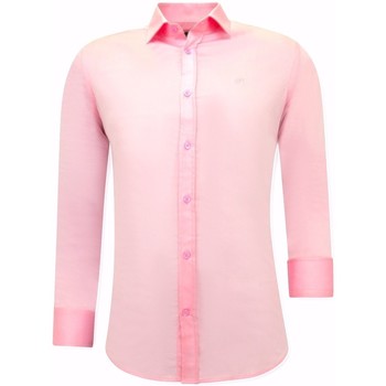 Textil Muži Košile s dlouhymi rukávy Tony Backer 119960837 Růžová