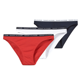 Spodní prádlo Ženy Kalhotky Tommy Hilfiger BIKINI X3 Tmavě modrá / Červená / Bílá
