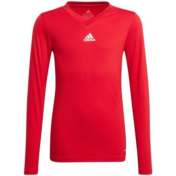 Textil Chlapecké Trička s krátkým rukávem adidas Originals JR Team Base Tee Červená