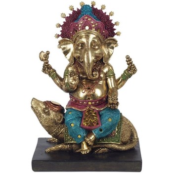Bydlení Sošky a figurky Signes Grimalt Obrázek Ganesha. Zlatá